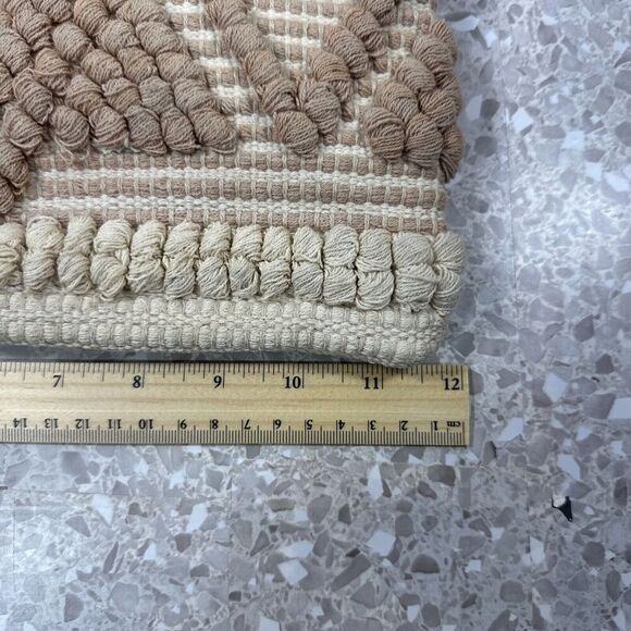 Ink + Alloy Boho Woven Clutch Tassel Zip Pouch Neutral Beige‎ Taupe - Picture 10 of 12